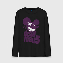 Лонгслив хлопковый мужской DeadMau5, цвет: черный