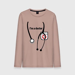 Мужской лонгслив I m doctor