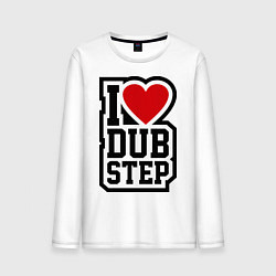 Мужской лонгслив I love DubStep