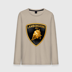 Мужской лонгслив Lamborghini logo