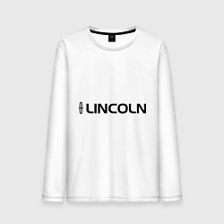 Лонгслив хлопковый мужской Lincoln, цвет: белый