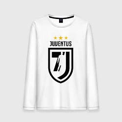 Лонгслив хлопковый мужской Juventus 7J, цвет: белый