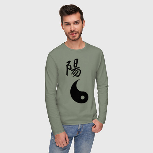 Мужской лонгслив Ян парная / Авокадо – фото 3