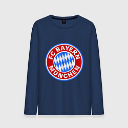 Лонгслив хлопковый мужской Bayern Munchen FC, цвет: тёмно-синий