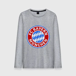 Лонгслив хлопковый мужской Bayern Munchen FC, цвет: меланж