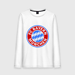 Лонгслив хлопковый мужской Bayern Munchen FC, цвет: белый