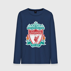 Лонгслив хлопковый мужской Liverpool FC, цвет: тёмно-синий