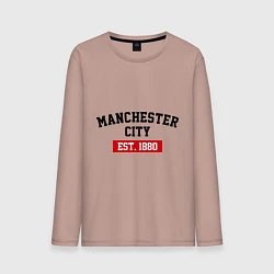 Мужской лонгслив FC Manchester City Est. 1880