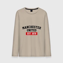 Мужской лонгслив FC Manchester United Est. 1878