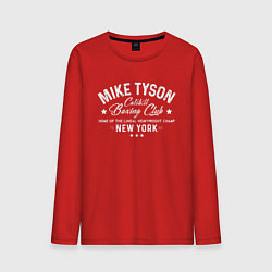 Лонгслив хлопковый мужской Mike Tyson: Boxing Club, цвет: красный