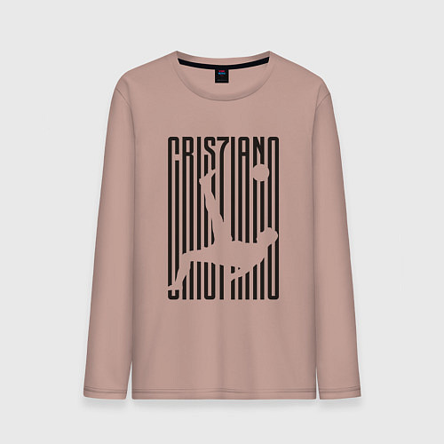Мужской лонгслив Cris7iano / Пыльно-розовый – фото 1
