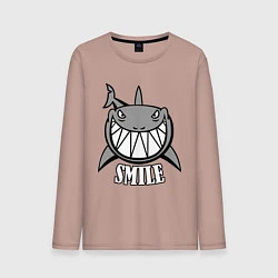 Мужской лонгслив Shark Smile