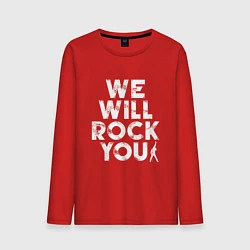 Мужской лонгслив We Wil Rock You