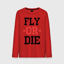 Мужской лонгслив Fly or Die