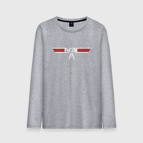 Мужской лонгслив Alt N7 Wings / Меланж – фото 1