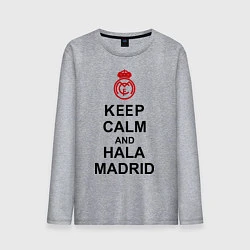 Мужской лонгслив Keep Calm & Hala Madrid