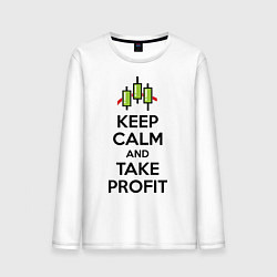 Мужской лонгслив Keep Calm & Take profit