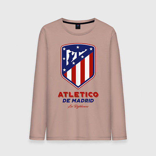 Мужской лонгслив Atlecito de Madrid / Пыльно-розовый – фото 1