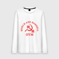 Мужской лонгслив Sickle & Barbell: Gym