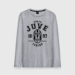 Лонгслив хлопковый мужской Forza Juve 1897: Torino, цвет: меланж