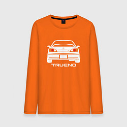 Лонгслив хлопковый мужской Toyota Trueno AE111 цвета оранжевый — фото 1