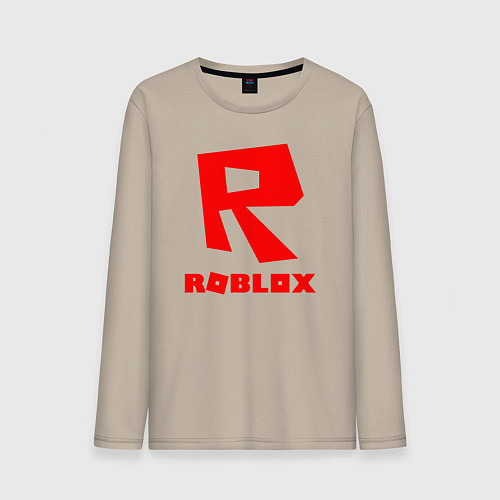 Мужской лонгслив ROBLOX / Миндальный – фото 1