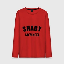 Лонгслив хлопковый мужской Shady MCMXCIX, цвет: красный
