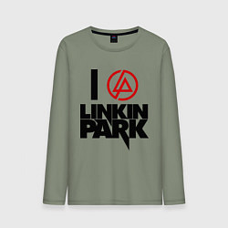 Мужской лонгслив I love Linkin Park