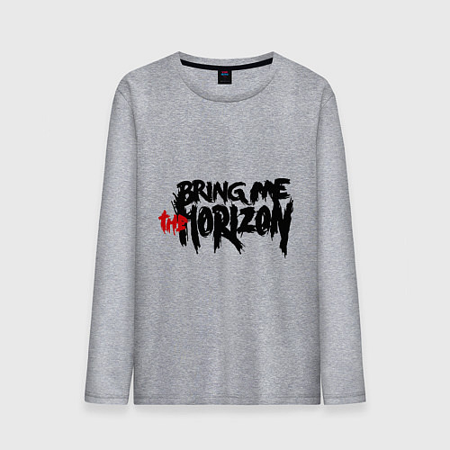 Мужской лонгслив Bring me the horizon / Меланж – фото 1