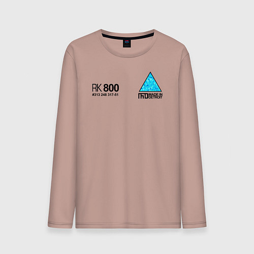 Мужской лонгслив RK800 CONNOR / Пыльно-розовый – фото 1