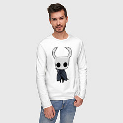 Лонгслив хлопковый мужской Hollow Knight, цвет: белый — фото 2