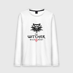 Лонгслив хлопковый мужской THE WITCHER 3:WILD HUNT, цвет: белый