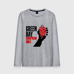 Мужской лонгслив Green Day: American idiot