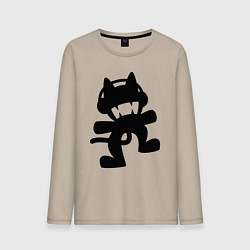 Лонгслив хлопковый мужской MONSTERCAT, цвет: миндальный