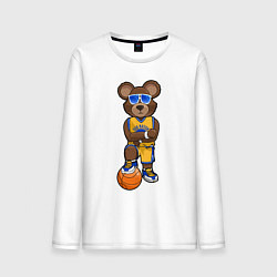 Лонгслив хлопковый мужской Golden State Warriors, цвет: белый