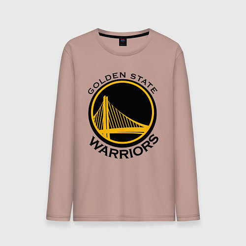 Мужской лонгслив GOLDEN STATE WARRIORS / Пыльно-розовый – фото 1