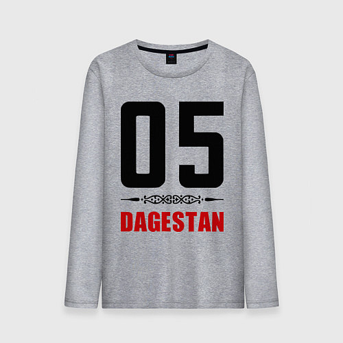 Мужской лонгслив 05 Dagestan / Меланж – фото 1