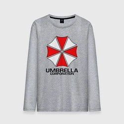 Лонгслив хлопковый мужской UMBRELLA CORP, цвет: меланж