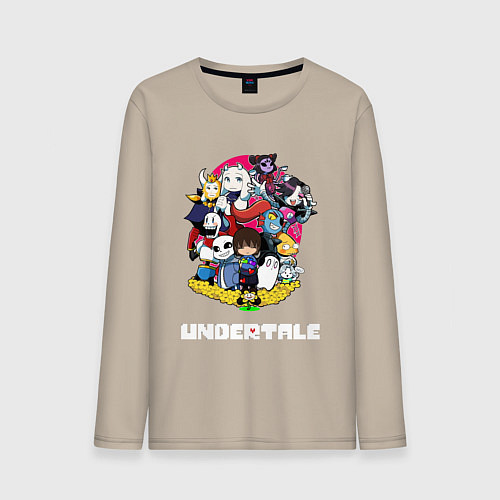 Мужской лонгслив UNDERTALE / Миндальный – фото 1