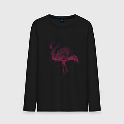 Лонгслив хлопковый мужской Flamingo, цвет: черный