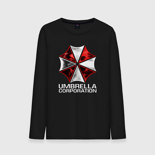 Мужской лонгслив UMBRELLA CORP / Черный – фото 1