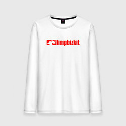 Лонгслив хлопковый мужской LIMP BIZKIT, цвет: белый