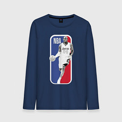 Лонгслив хлопковый мужской NBA Kobe Bryant, цвет: тёмно-синий