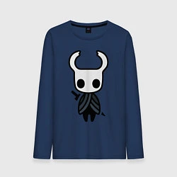 Лонгслив хлопковый мужской Hollow Knight, цвет: тёмно-синий