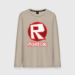 Лонгслив хлопковый мужской ROBLOX, цвет: миндальный