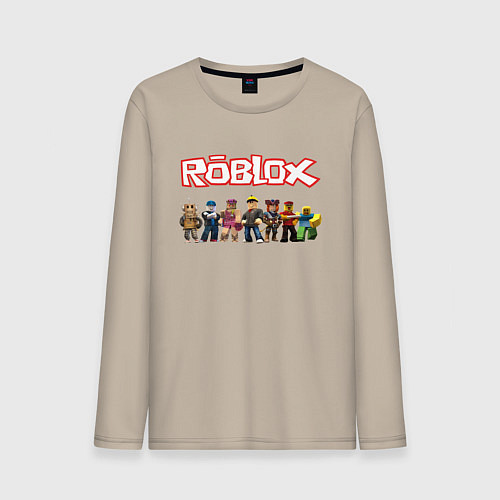 Мужской лонгслив ROBLOX / Миндальный – фото 1