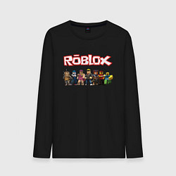 Лонгслив хлопковый мужской ROBLOX, цвет: черный