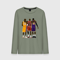 Мужской лонгслив Kobe, Michael, LeBron