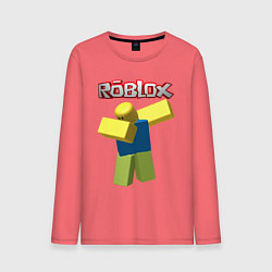 Лонгслив хлопковый мужской Roblox Dab, цвет: коралловый