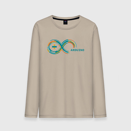 Мужской лонгслив Arduino / Миндальный – фото 1